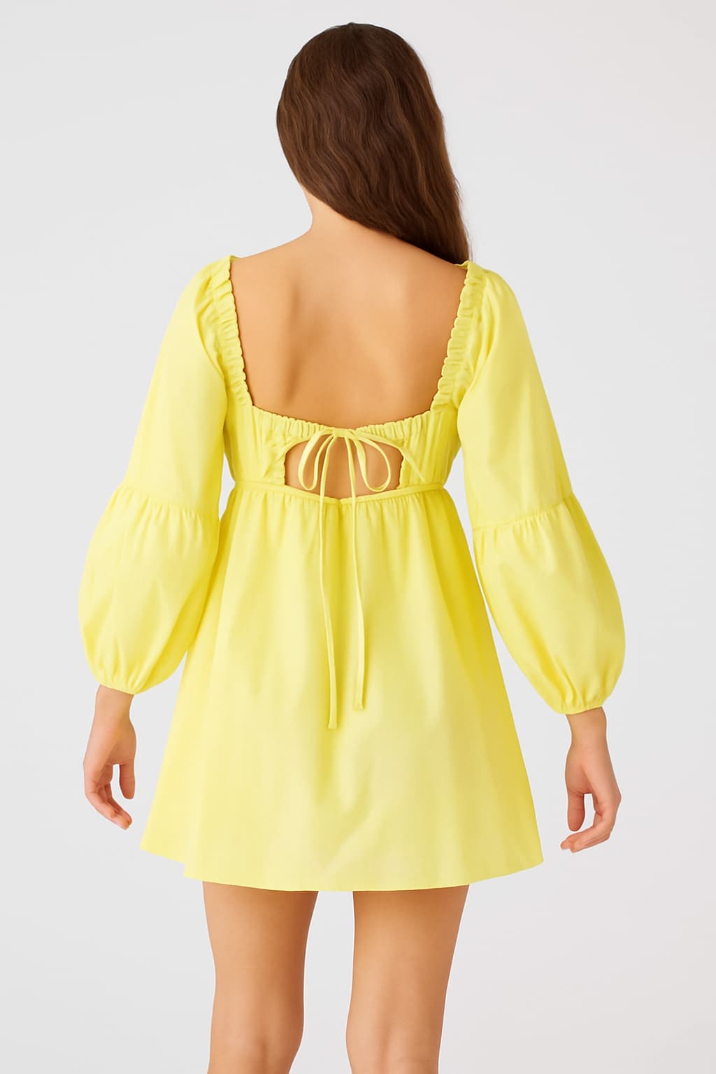 Sunshine Belle Puff Sleeve Mini Dress